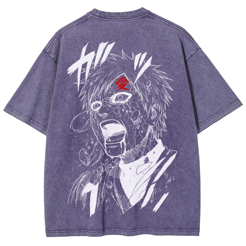 Naruto Unisex Fit Washed T-Shirt 2603003349