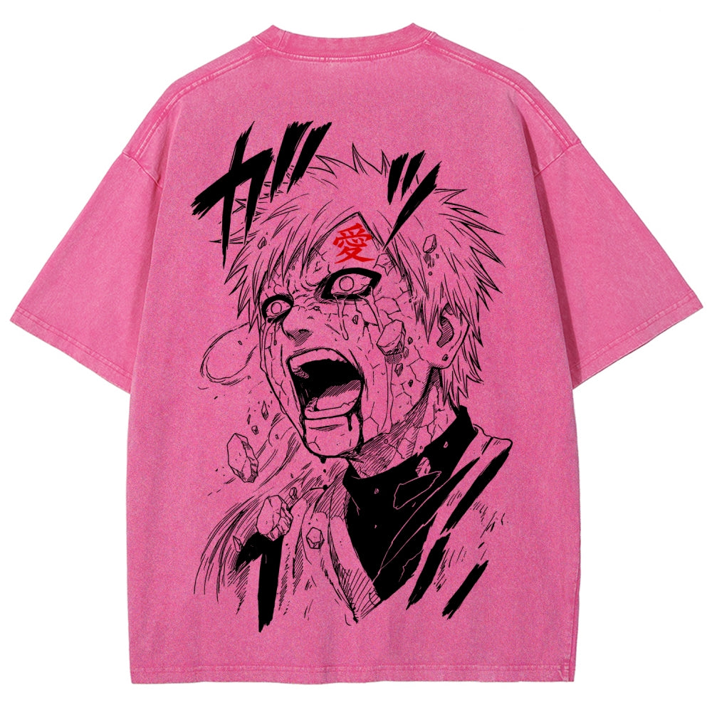 Naruto Unisex Fit Washed T-Shirt 2603003349