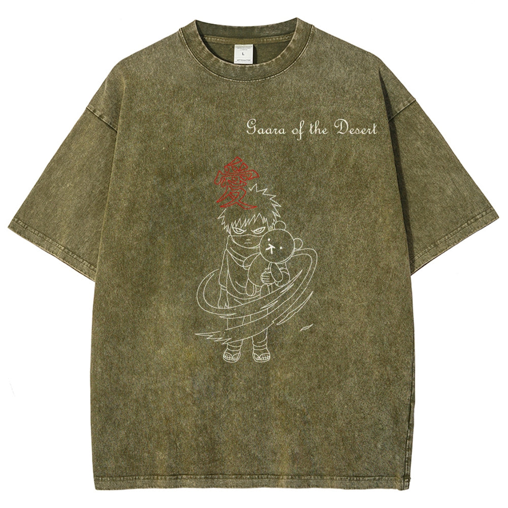 Naruto Unisex Fit Washed T-Shirt 2603003349