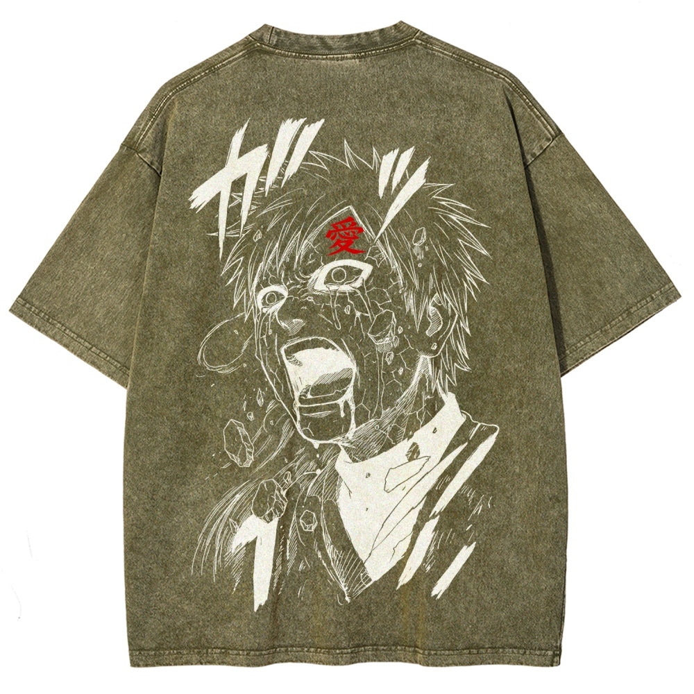 Naruto Unisex Fit Washed T-Shirt 2603003349
