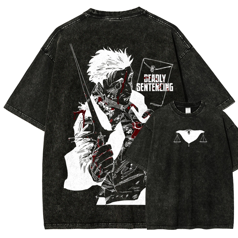 Jujutsu Kaisen Unisex Fit Washed T-Shirt 2603007906