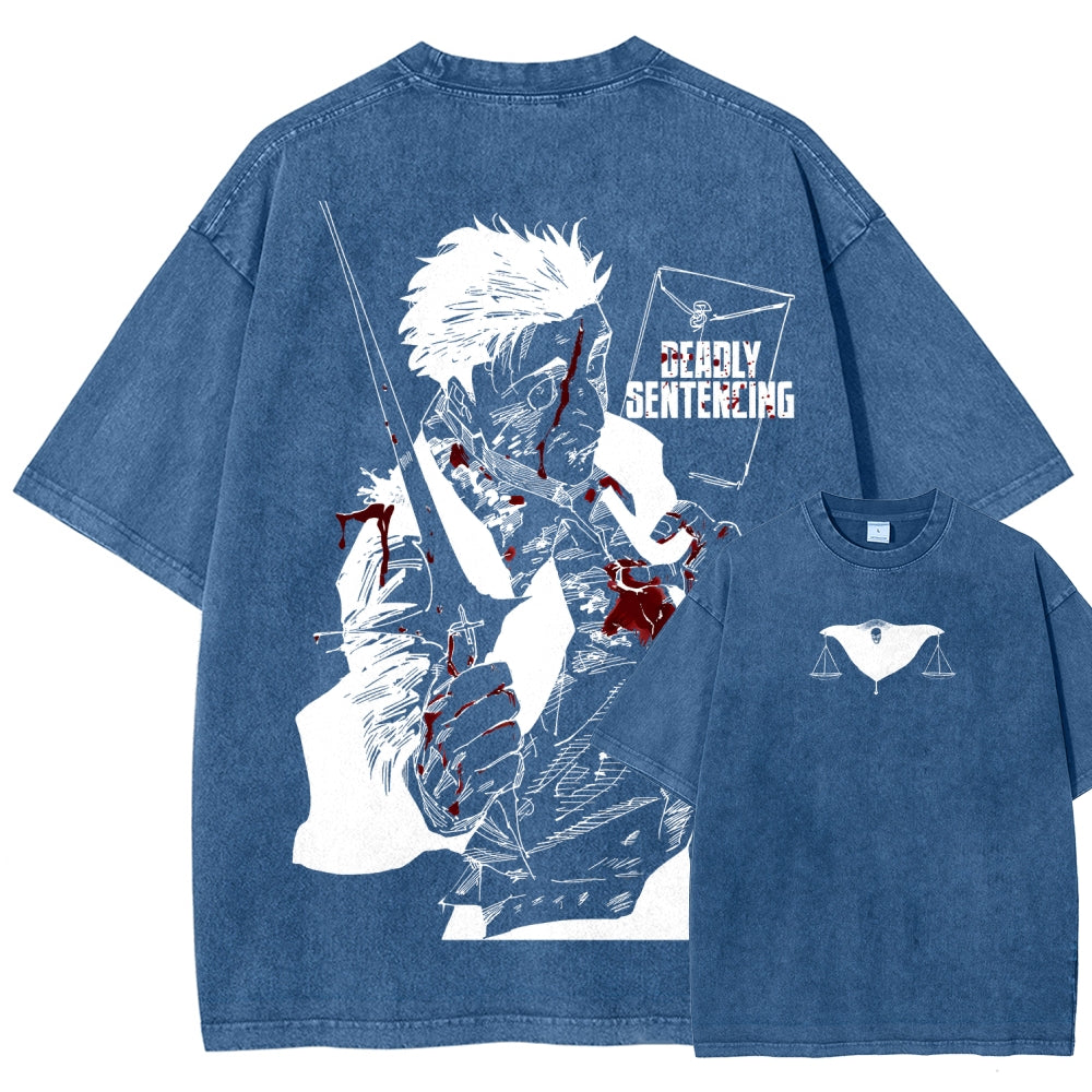 Jujutsu Kaisen Unisex Fit Washed T-Shirt 2603007906