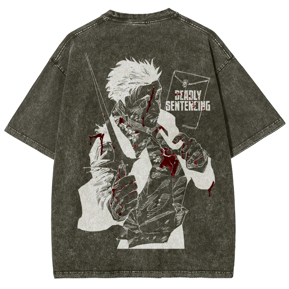 Jujutsu Kaisen Unisex Fit Washed T-Shirt 2603007906