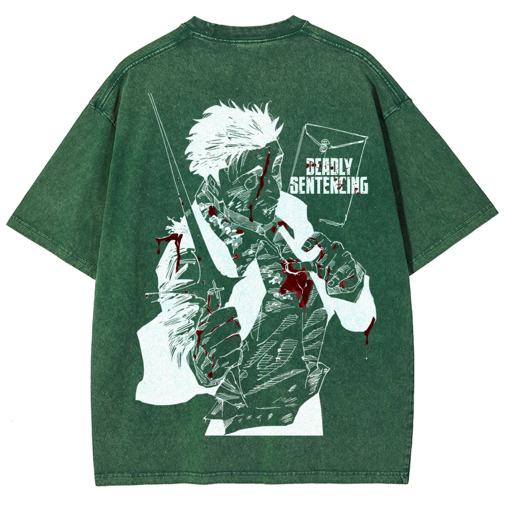 Jujutsu Kaisen Unisex Fit Washed T-Shirt 2603007906