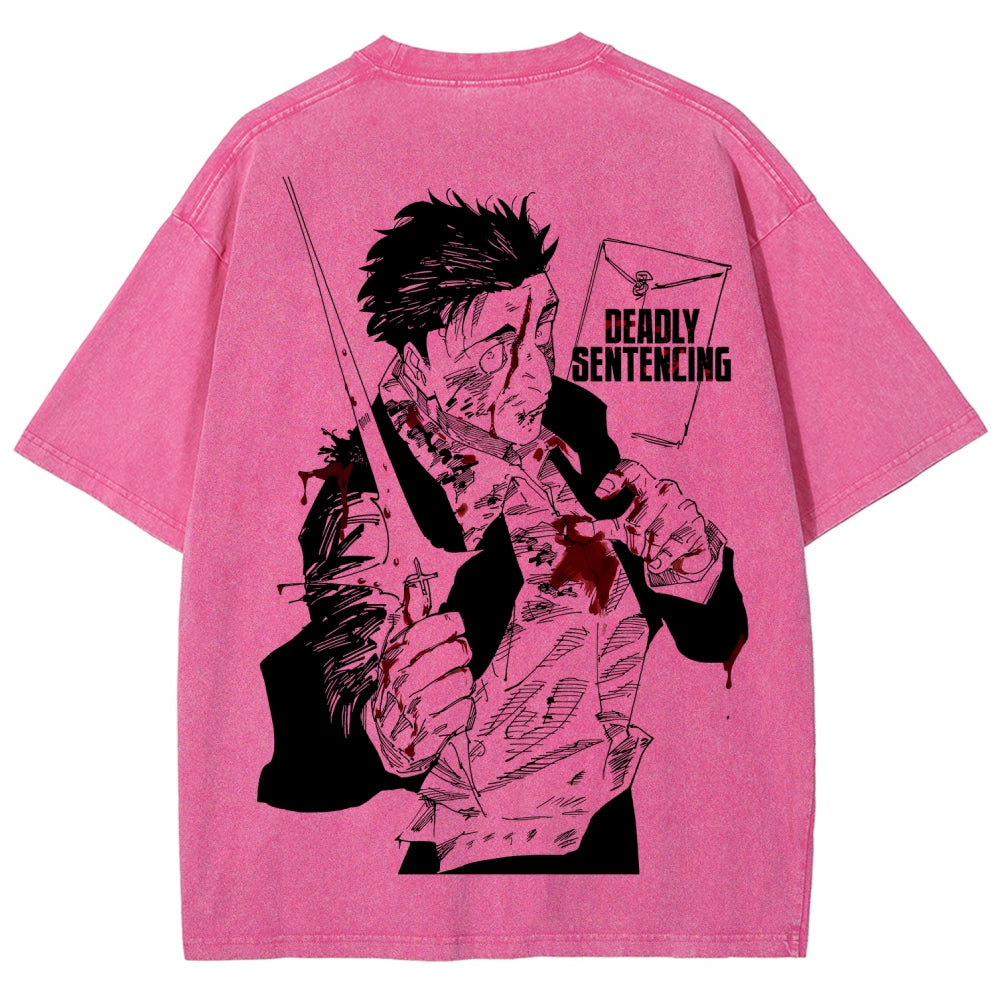 Jujutsu Kaisen Unisex Fit Washed T-Shirt 2603007906