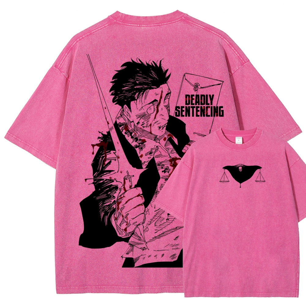 Jujutsu Kaisen Unisex Fit Washed T-Shirt 2603007906