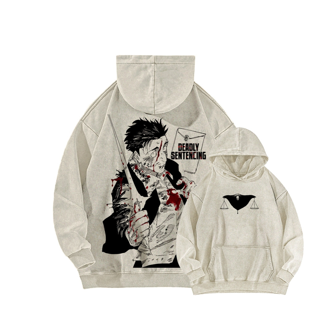 Jujutsu Kaisen Unisex Washed Hoodie 2603008303