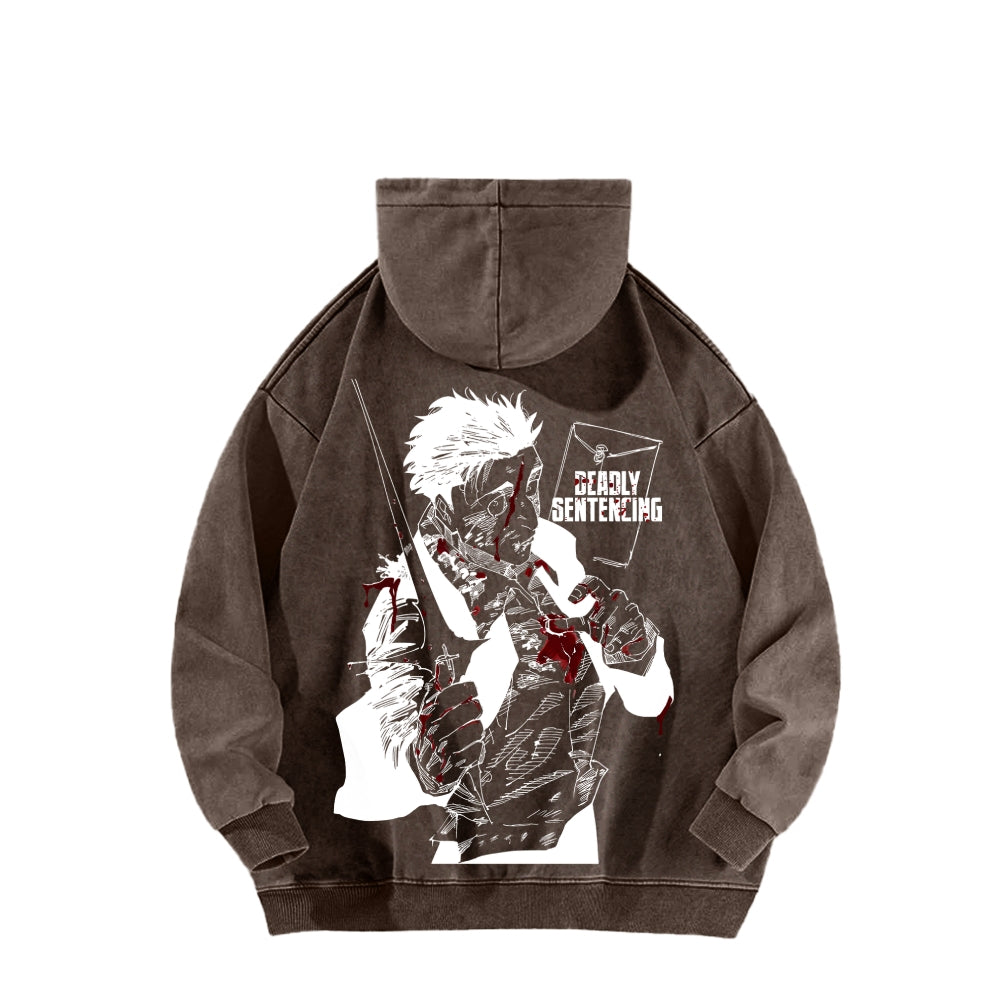 Jujutsu Kaisen Unisex Washed Hoodie 2603008303