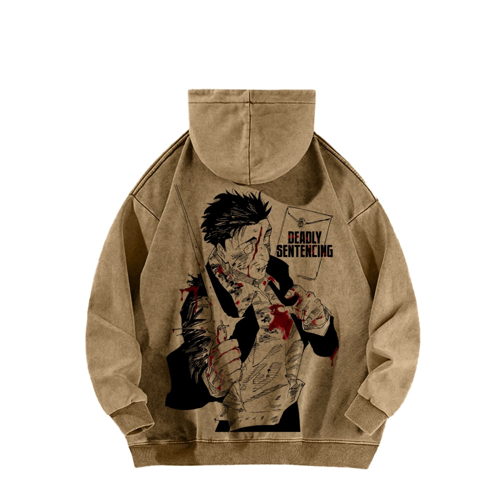 Jujutsu Kaisen Unisex Washed Hoodie 2603008303