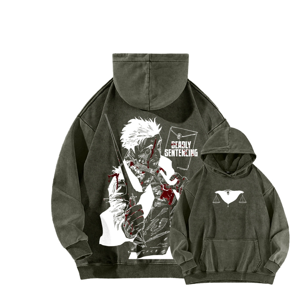 Jujutsu Kaisen Unisex Washed Hoodie 2603008303
