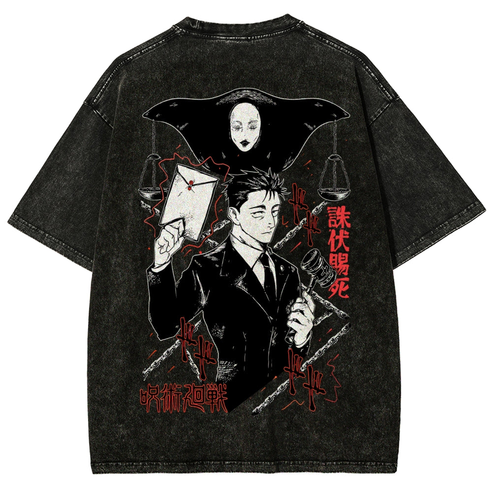 Jujutsu Kaisen Unisex Fit Washed T-Shirt 2603009481