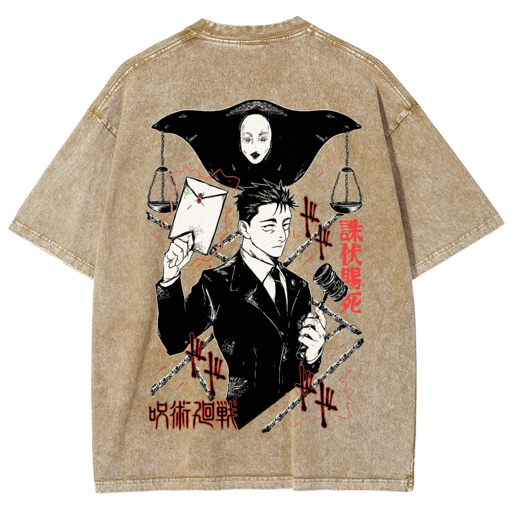Jujutsu Kaisen Unisex Fit Washed T-Shirt 2603009481