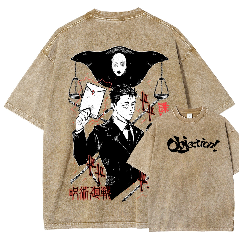 Jujutsu Kaisen Unisex Fit Washed T-Shirt 2603009481