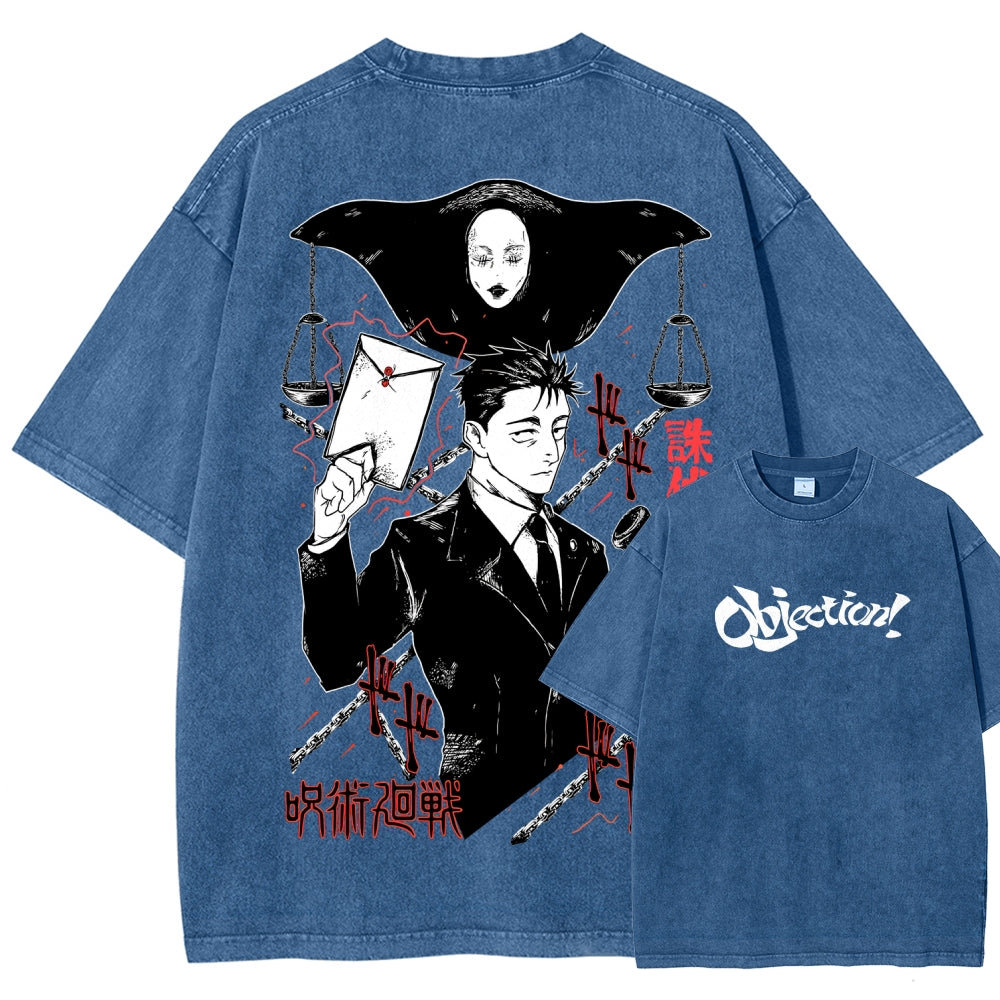 Jujutsu Kaisen Unisex Fit Washed T-Shirt 2603009481