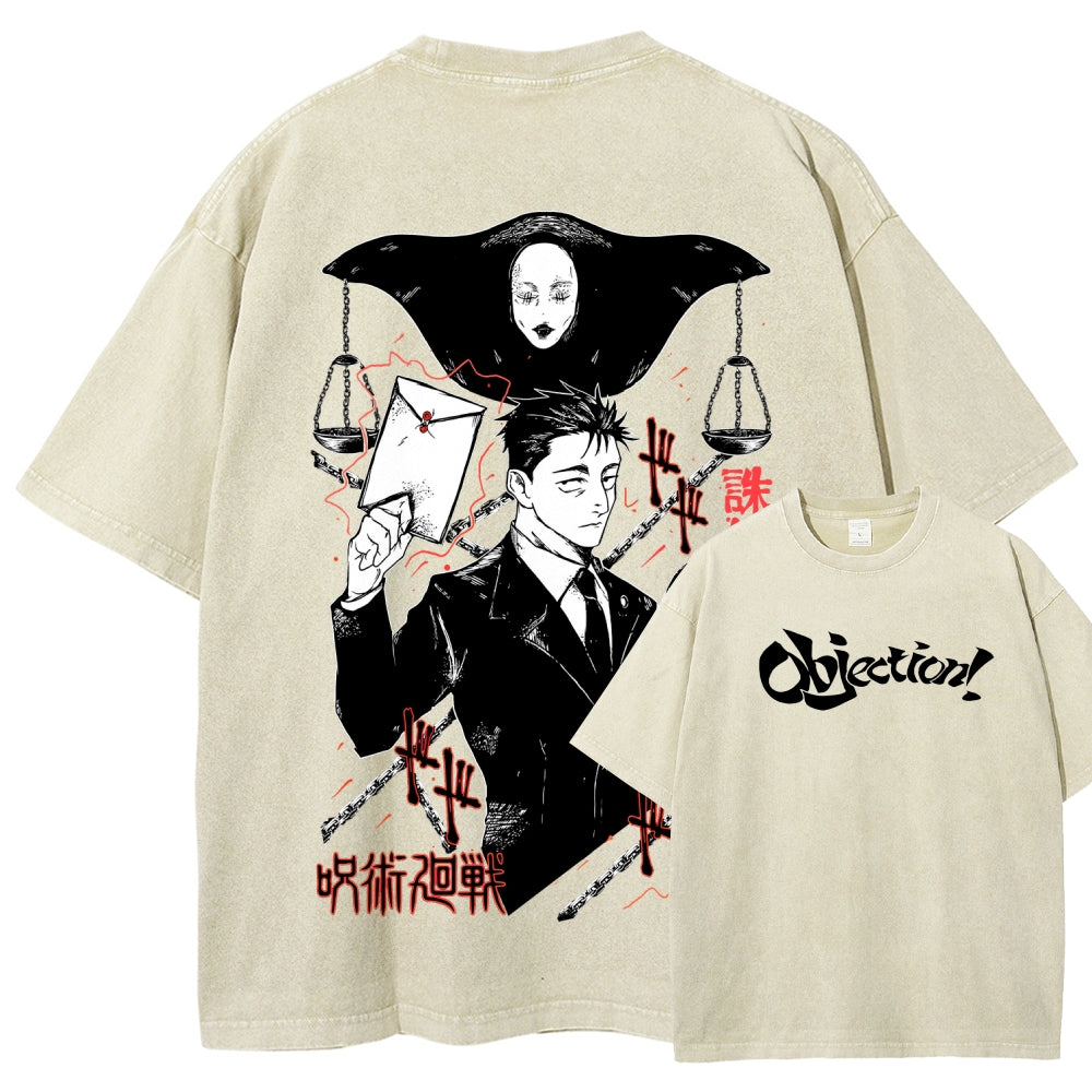 Jujutsu Kaisen Unisex Fit Washed T-Shirt 2603009481