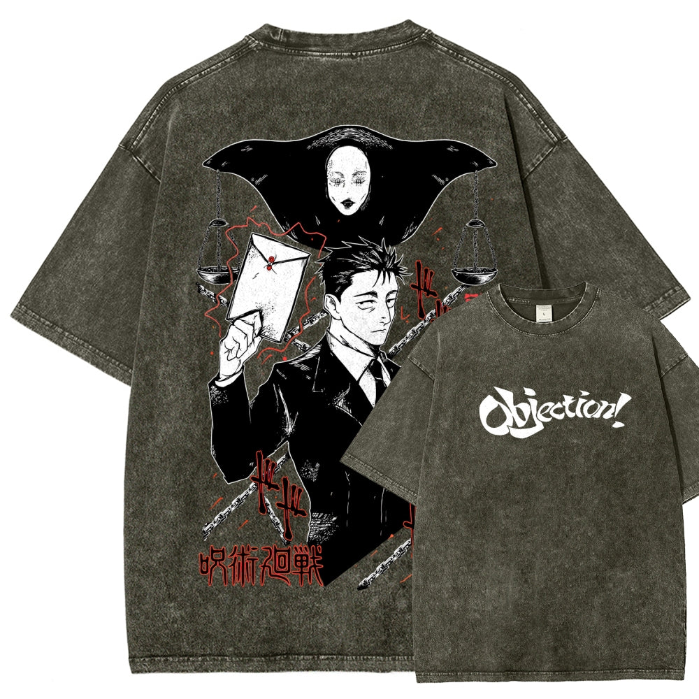 Jujutsu Kaisen Unisex Fit Washed T-Shirt 2603009481