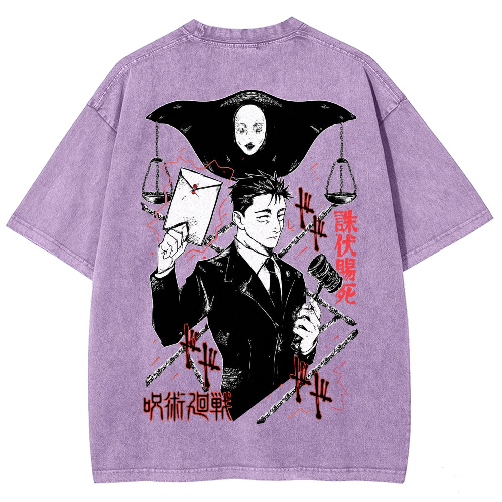 Jujutsu Kaisen Unisex Fit Washed T-Shirt 2603009481