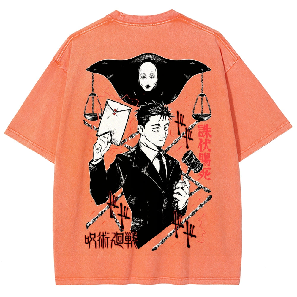 Jujutsu Kaisen Unisex Fit Washed T-Shirt 2603009481