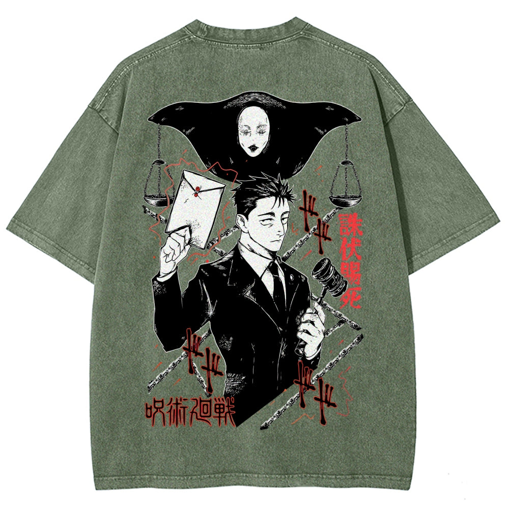 Jujutsu Kaisen Unisex Fit Washed T-Shirt 2603009481