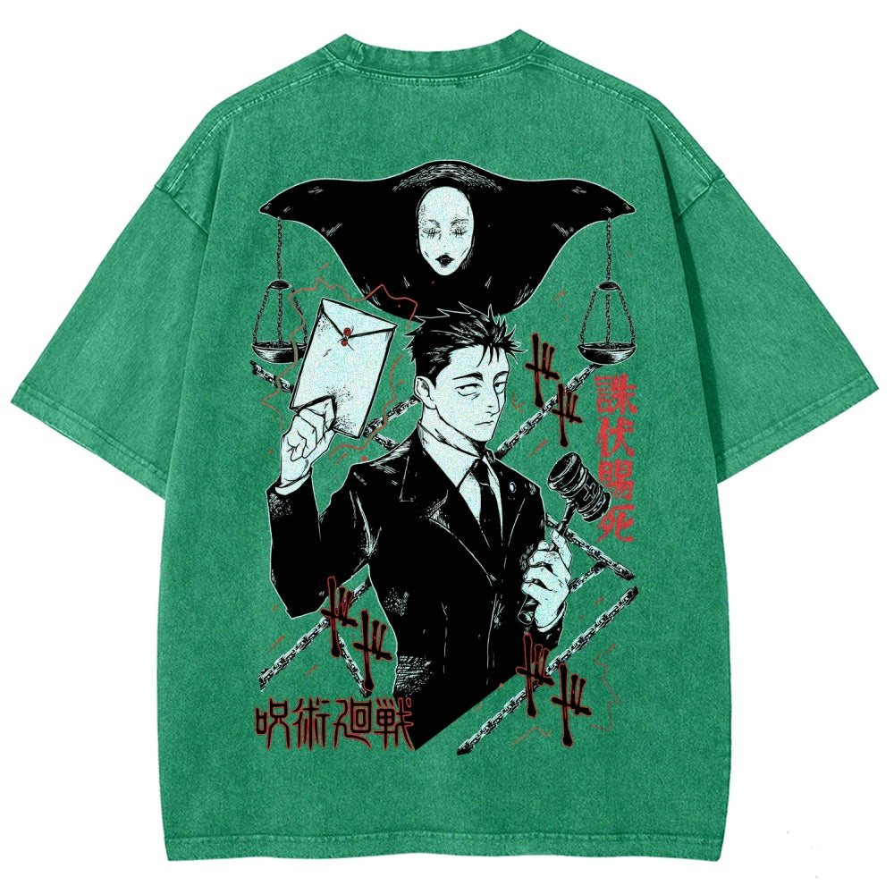 Jujutsu Kaisen Unisex Fit Washed T-Shirt 2603009481