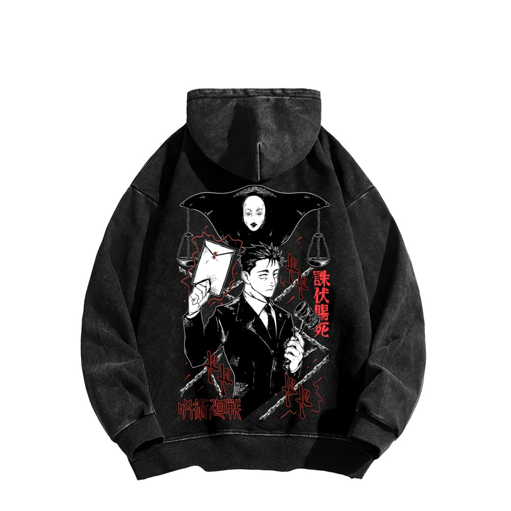 Jujutsu Kaisen Unisex Washed Hoodie 2603009483