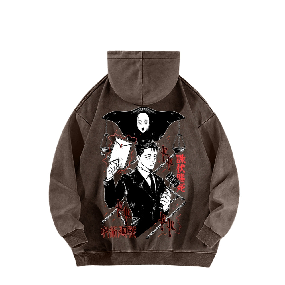 Jujutsu Kaisen Unisex Washed Hoodie 2603009483