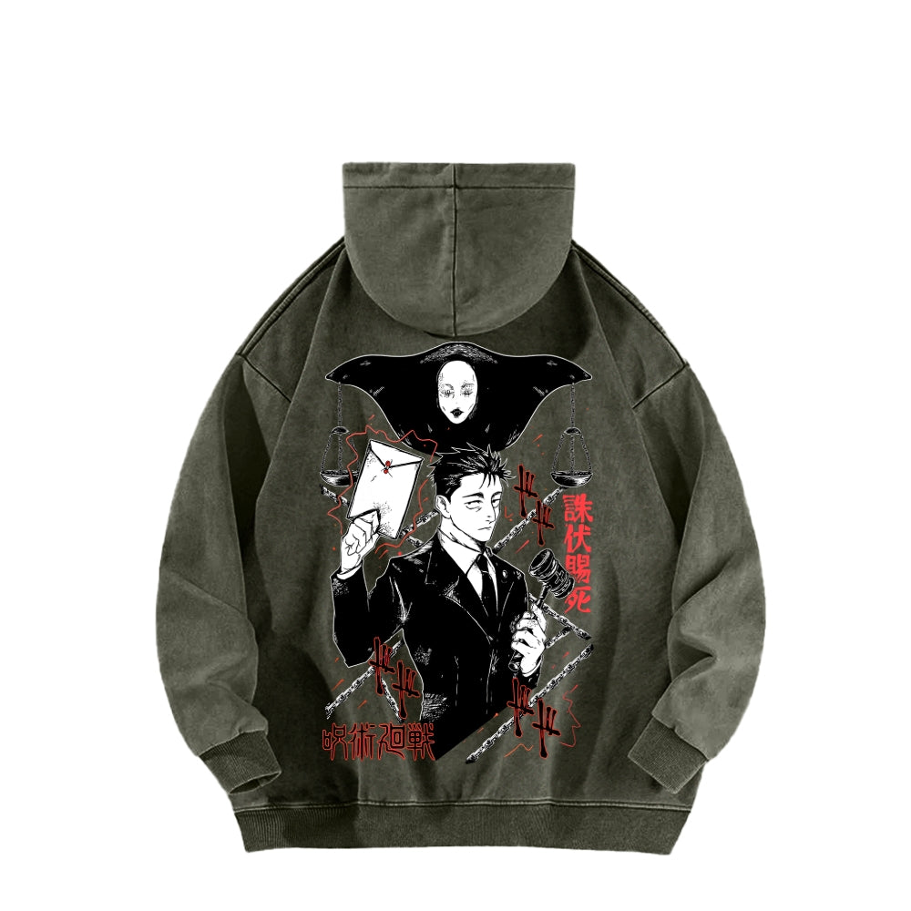 Jujutsu Kaisen Unisex Washed Hoodie 2603009483