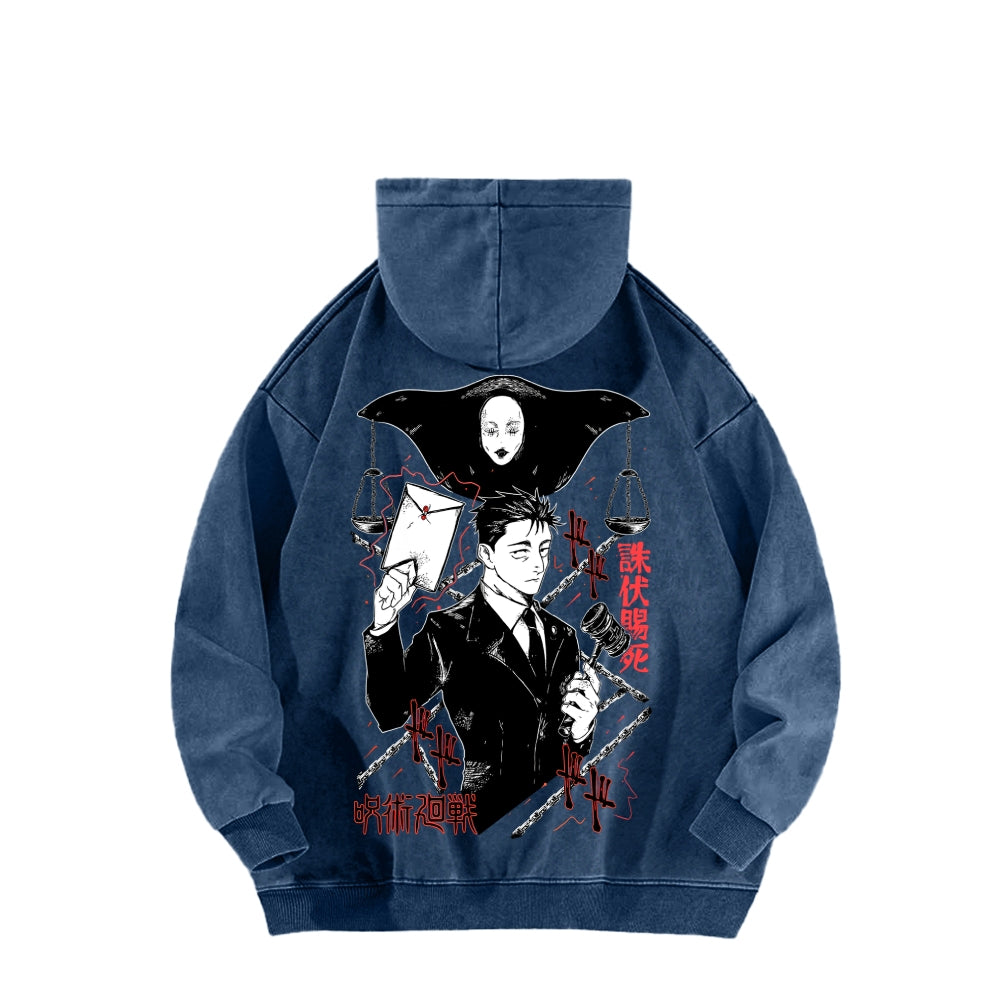 Jujutsu Kaisen Unisex Washed Hoodie 2603009483