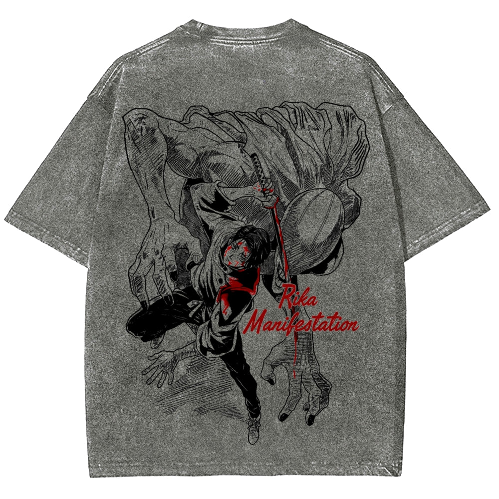 Jujutsu Kaisen Unisex Fit Washed T-Shirt 2603019218