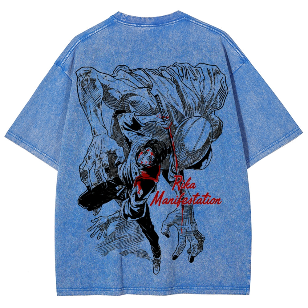 Jujutsu Kaisen Unisex Fit Washed T-Shirt 2603019218
