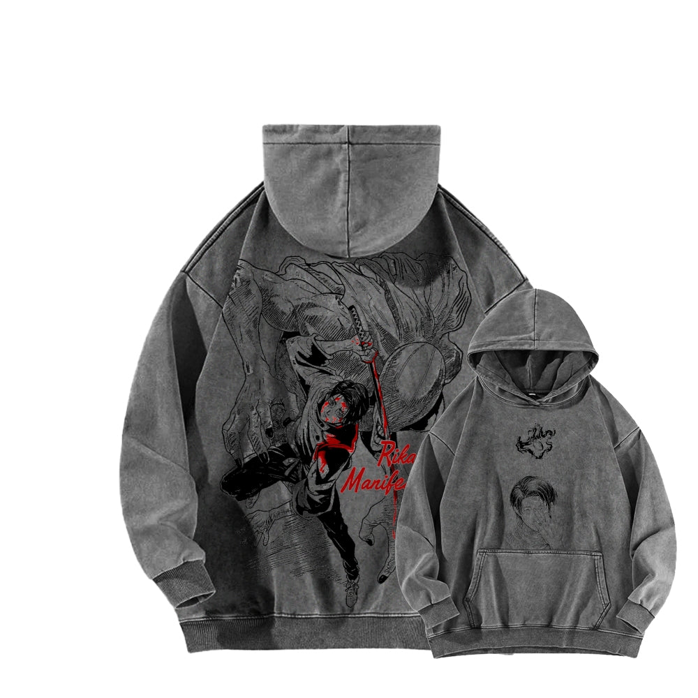 Jujutsu Kaisen Unisex Washed Hoodie 2603019229