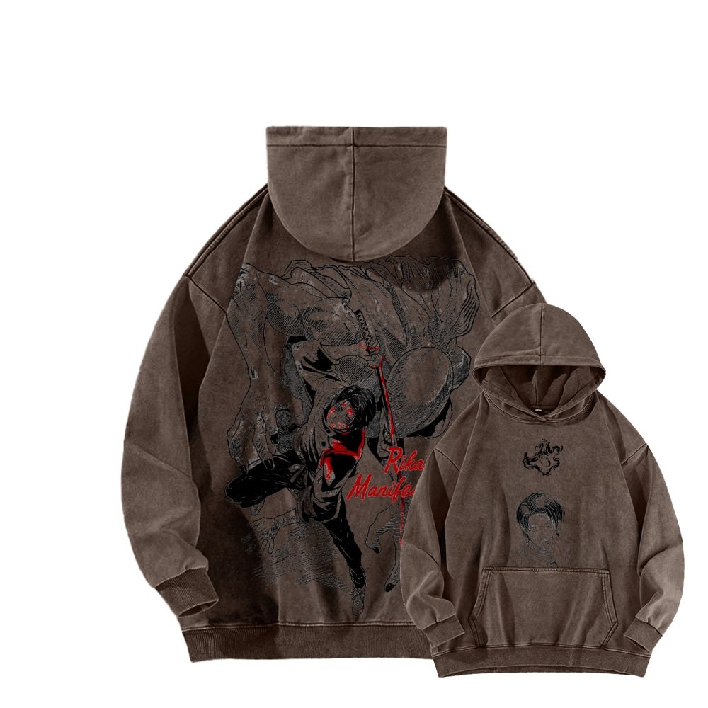 Jujutsu Kaisen Unisex Washed Hoodie 2603019229