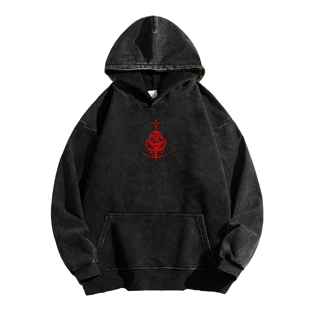 Elden Ring Unisex Washed Hoodie 2603020444