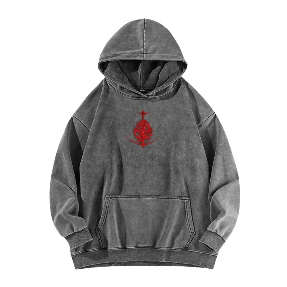 Elden Ring Unisex Washed Hoodie 2603020444