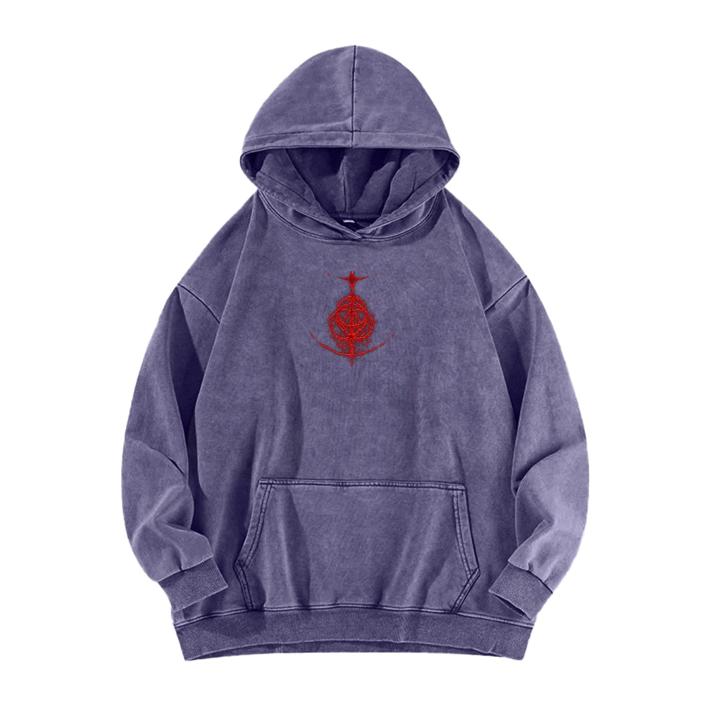 Elden Ring Unisex Washed Hoodie 2603020444