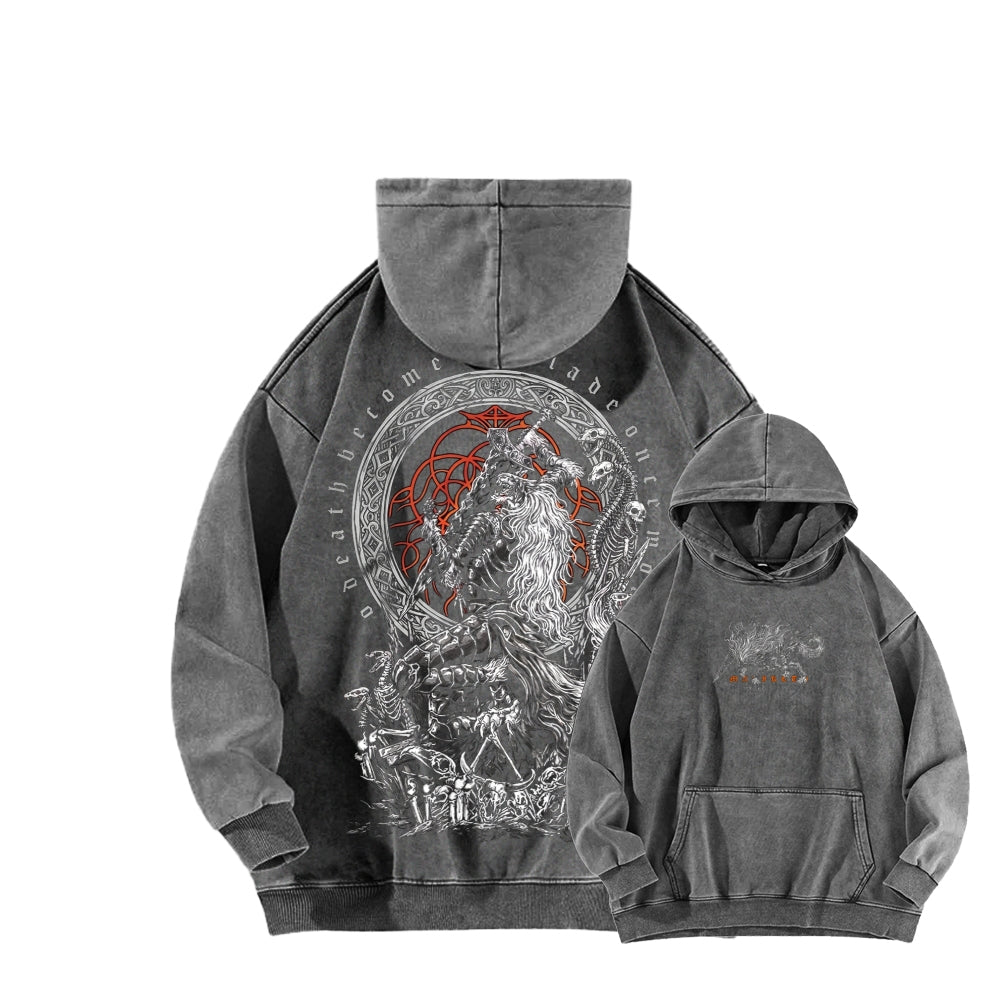 Elden Ring Unisex Washed Hoodie 2604001356