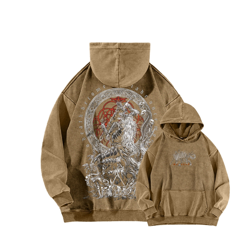 Elden Ring Unisex Washed Hoodie 2604001356