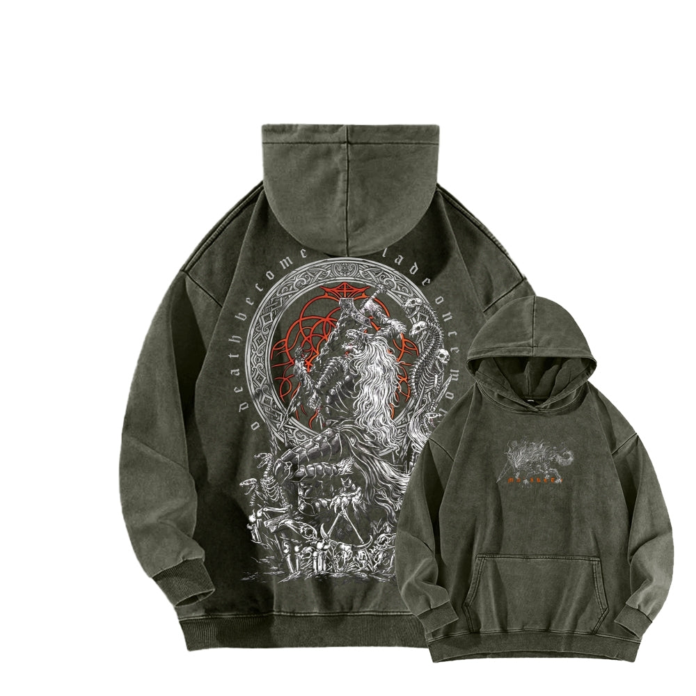 Elden Ring Unisex Washed Hoodie 2604001356