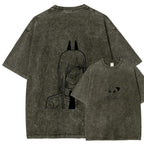 Chainsaw Man Unisex Fit Washed T-Shirt 2604004373