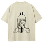 Chainsaw Man Unisex Fit Washed T-Shirt 2604004373