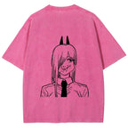 Chainsaw Man Unisex Fit Washed T-Shirt 2604004373