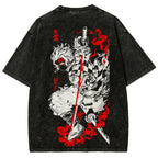Demon Slayer Unisex Fit Washed T-Shirt 2605013389