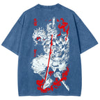 Demon Slayer Unisex Fit Washed T-Shirt 2605013389