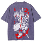 Demon Slayer Unisex Fit Washed T-Shirt 2605013389