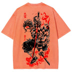 Demon Slayer Unisex Fit Washed T-Shirt 2605013389