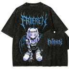 Frieren Unisex Fit Washed T-Shirt 2605013406