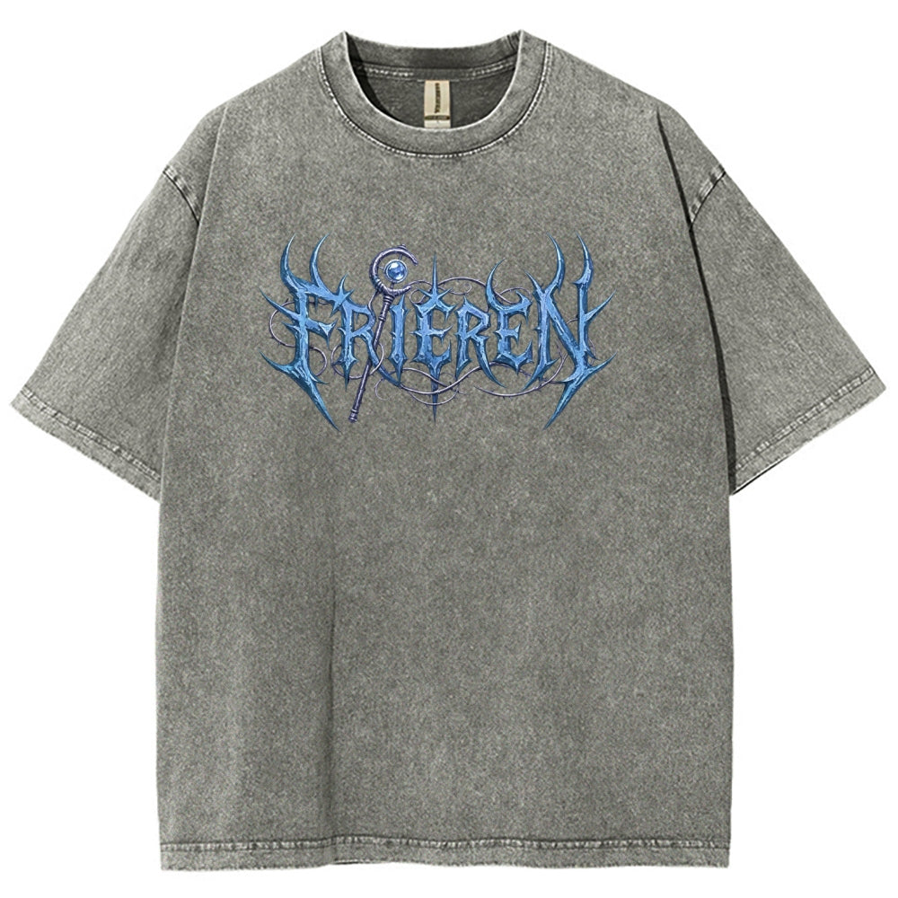 Frieren Unisex Fit Washed T-Shirt 2605013406