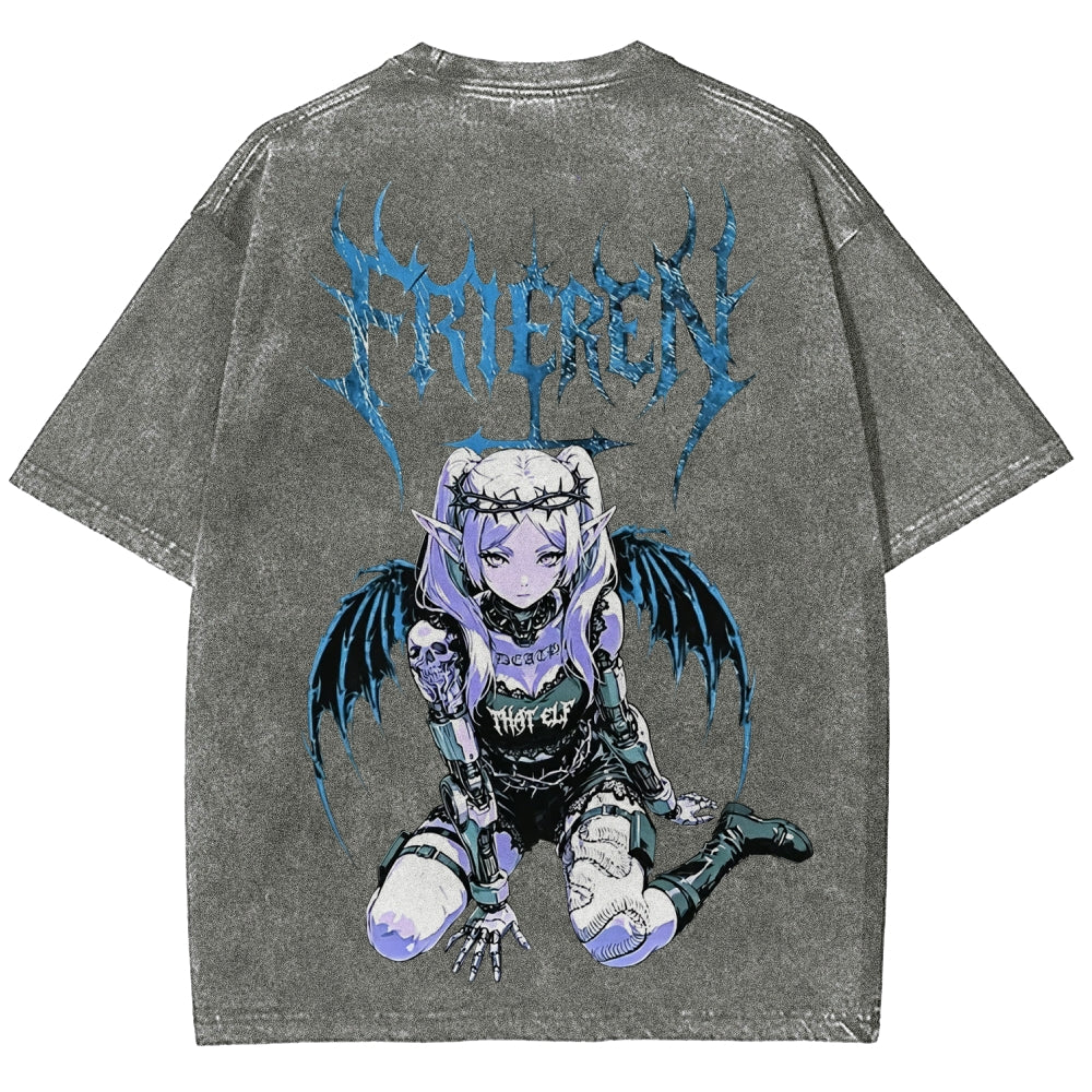 Frieren Unisex Fit Washed T-Shirt 2605013406