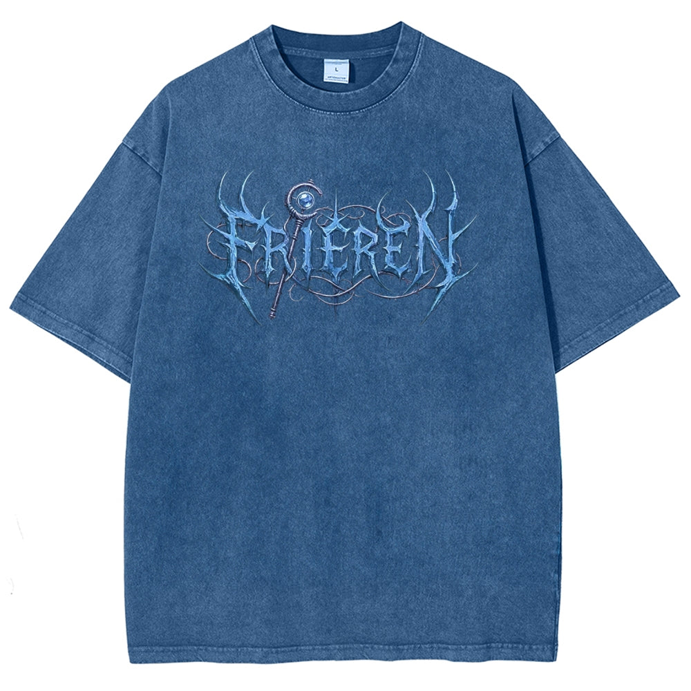 Frieren Unisex Fit Washed T-Shirt 2605013406