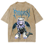 Frieren Unisex Fit Washed T-Shirt 2605013406